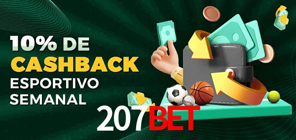10% de bônus de cashback na 207Bet